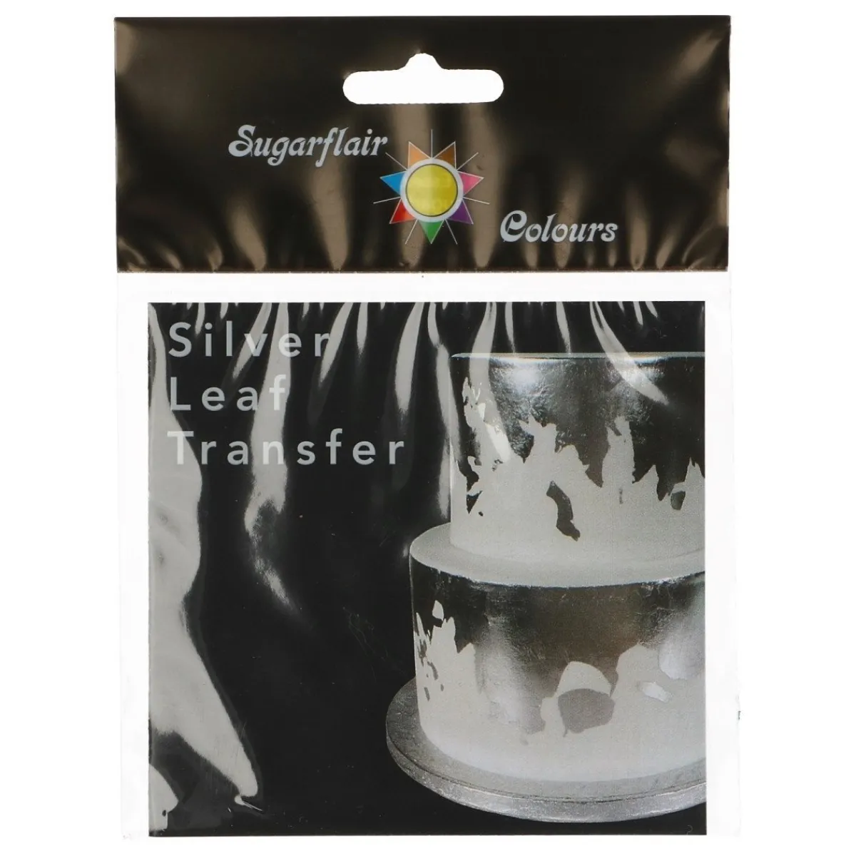 Hot Sugarflair Eetbaar Bladzilver 1 sheet