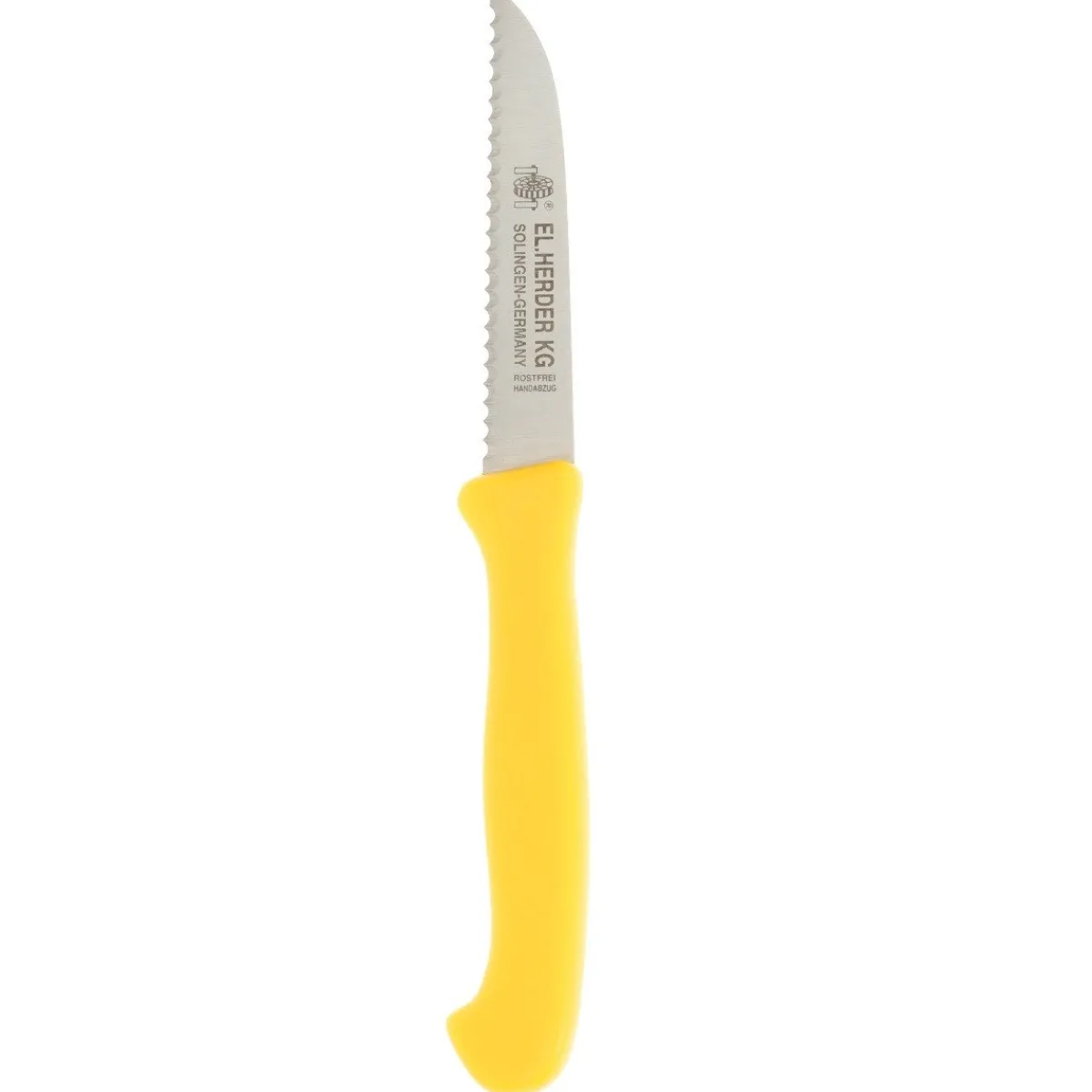 Clearance Overig El Herder Gekarteld Schilmes RVS Geel 8cm