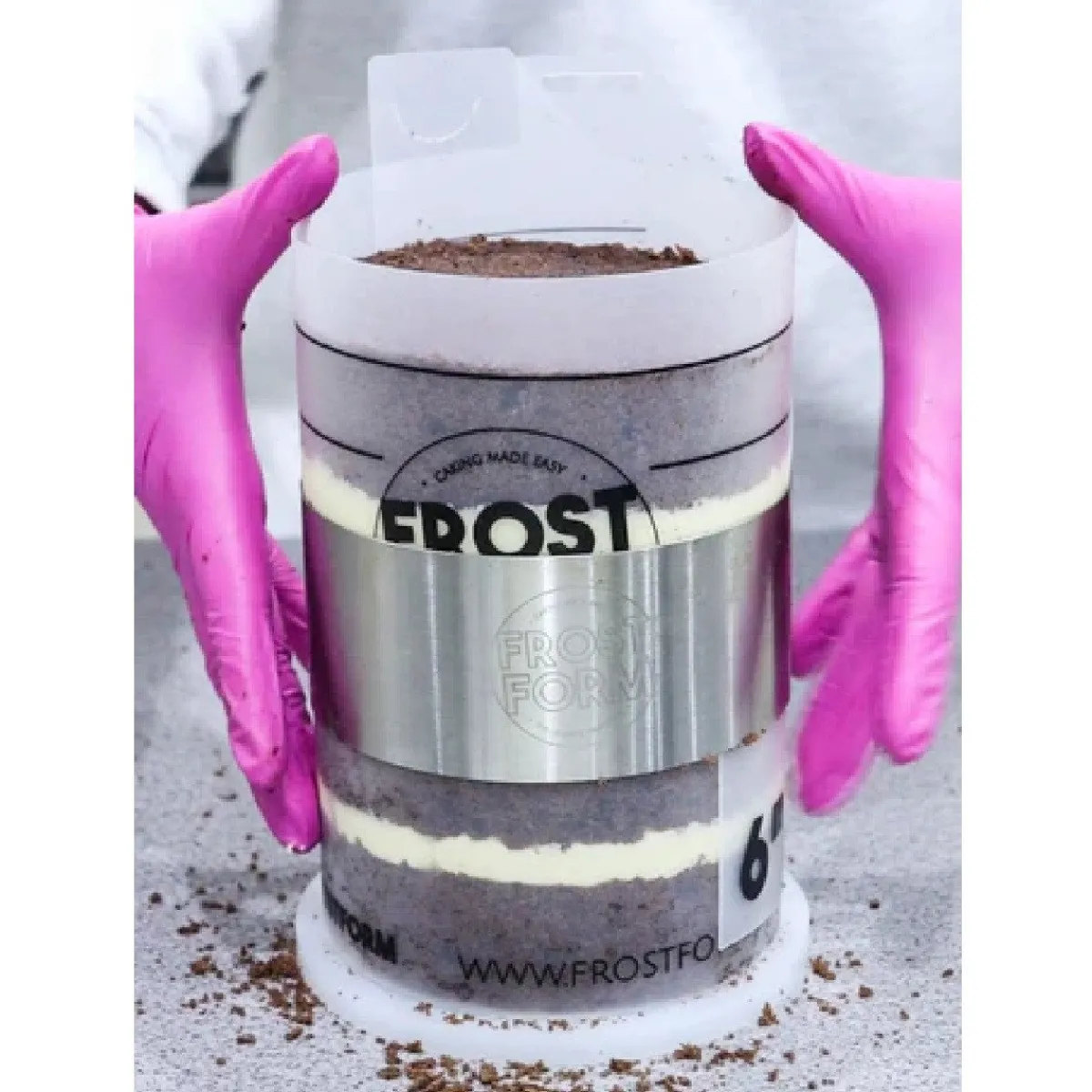 Hot Frost Form Taart Coating Kit Rond 20cm