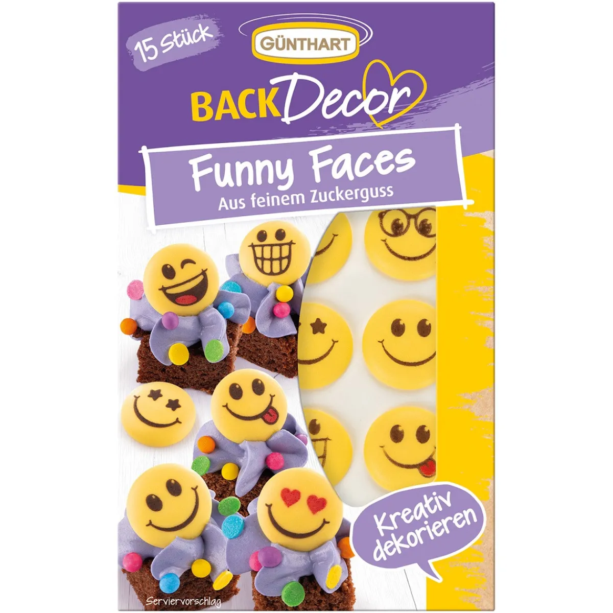 Best Günthart Suikerdecoratie Smiley 15st.