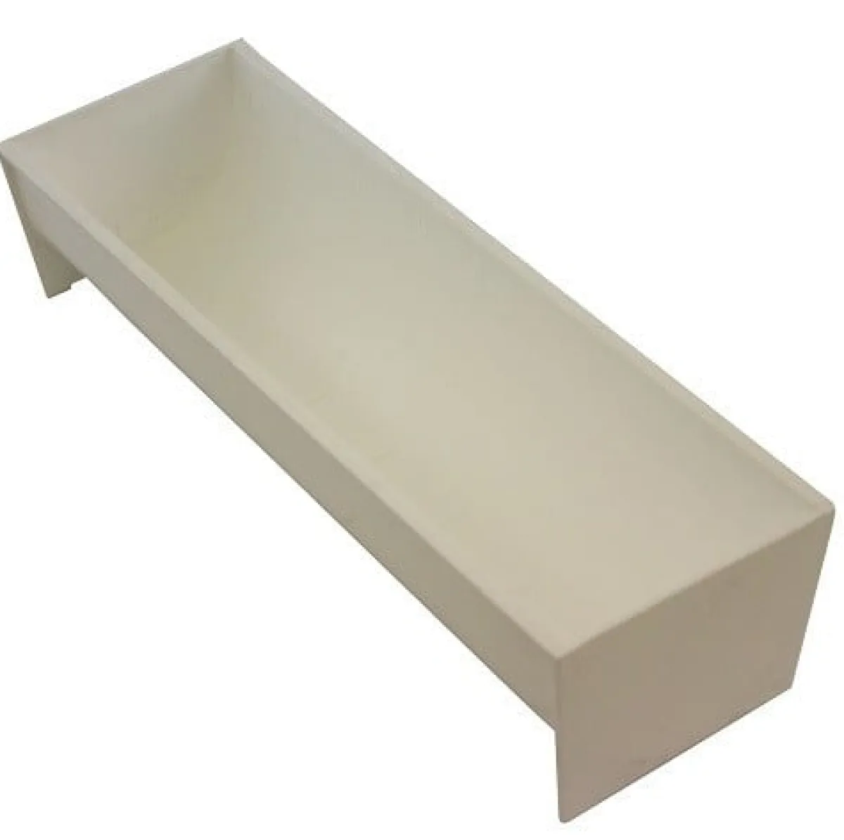 New Overig Gootvorm Wit Halfrond 28x8,5x6,5 cm
