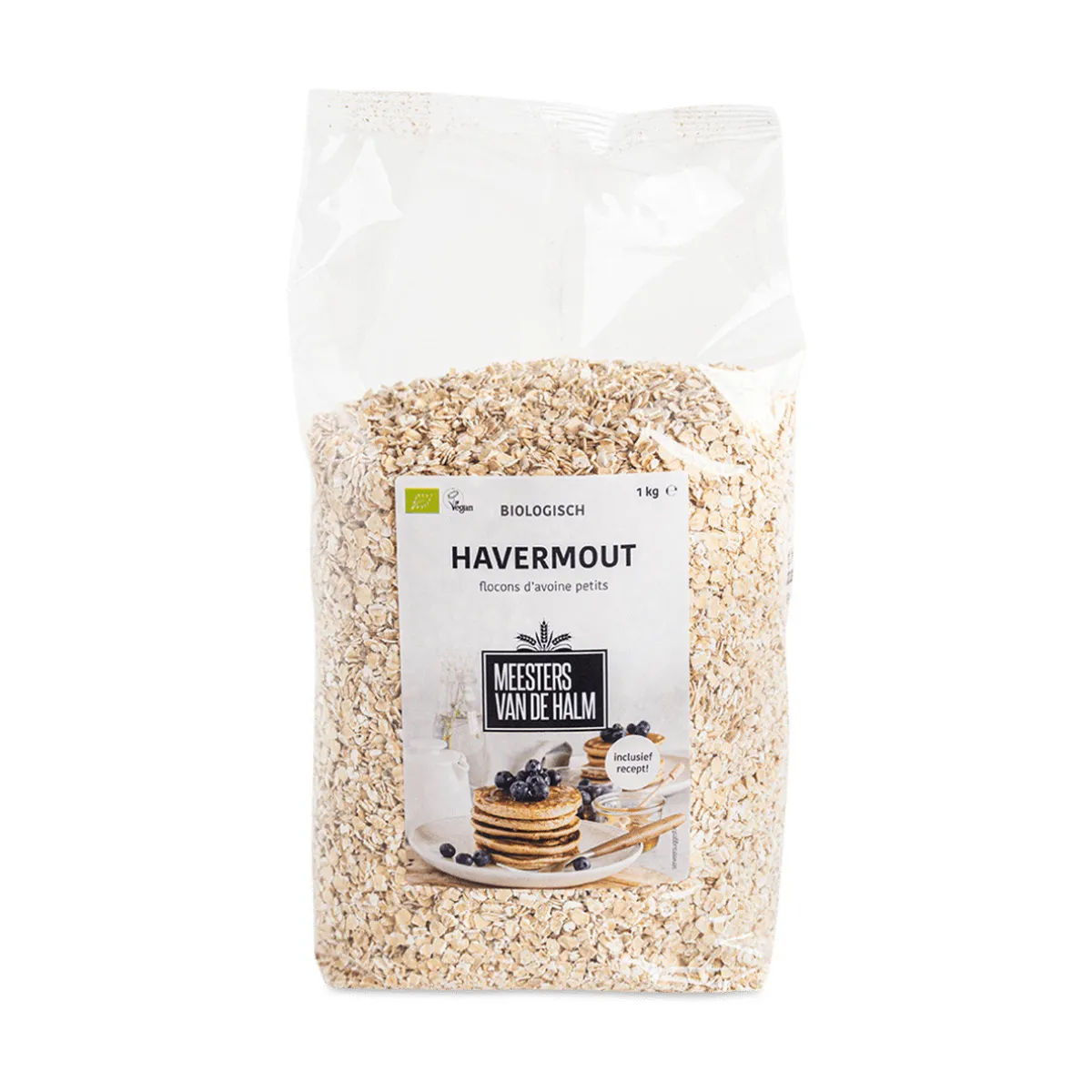 New De Halm Havermout Biologisch 1kg