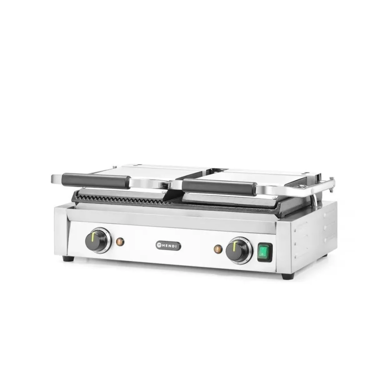 Best Hendi Contactgrill - dubbele versie half geribd