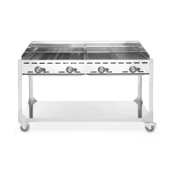 Discount Hendi Green Fire 4 branders- 2 bakplaten + 2 GN1/1 roosters
