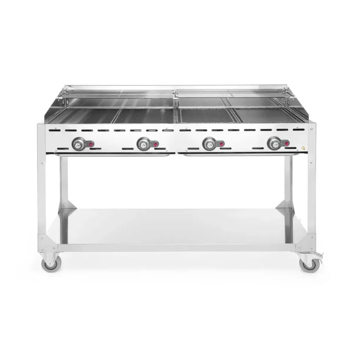 Discount Hendi Green Fire 4 branders- 2 bakplaten + 2 GN1/1 roosters