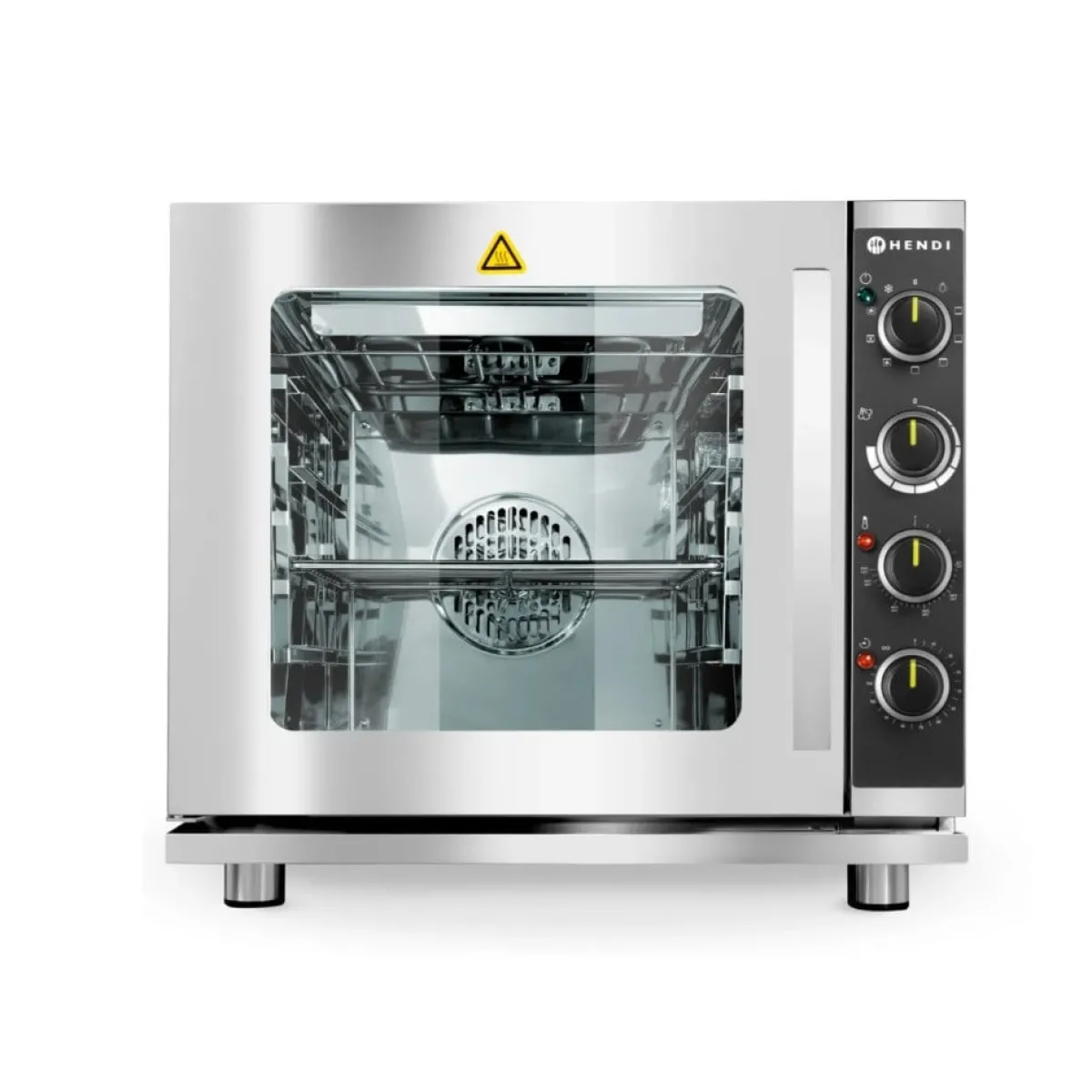 Clearance Hendi Hetelucht stoomoven met grill 4x GN 2/3