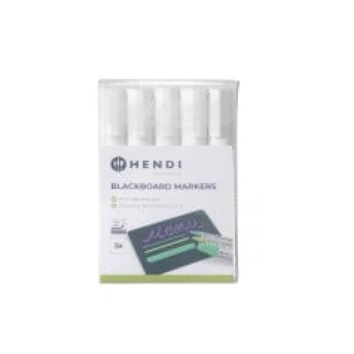 Hot Hendi Krijtstiften Wit Set/5