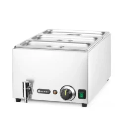 Hot Hendi Set: Bain-marie met afvoerkraan + 3x GN 1/3 en deksel