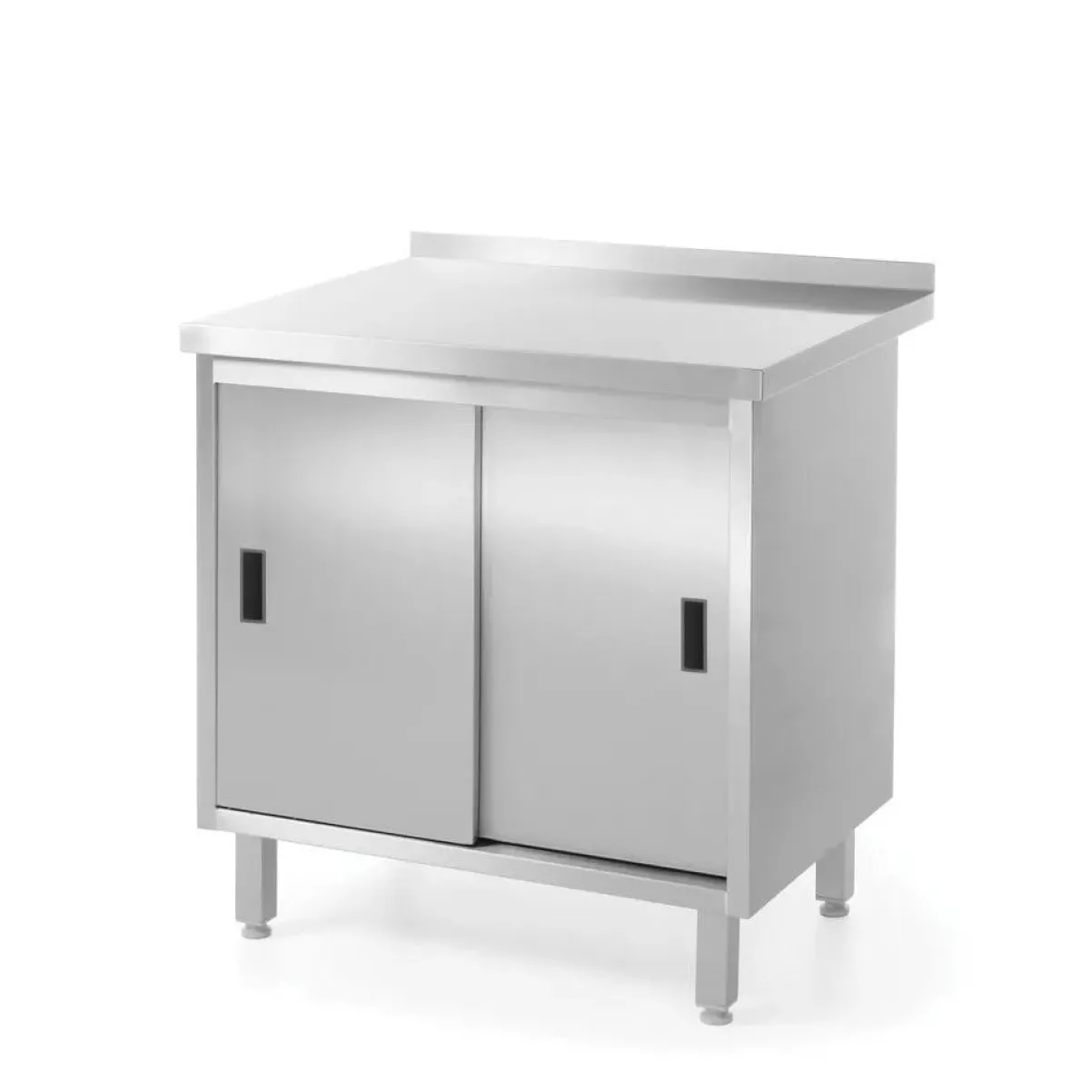 Discount Hendi Wandwerktafel met kast Profi Line 800x600x(H)850mm