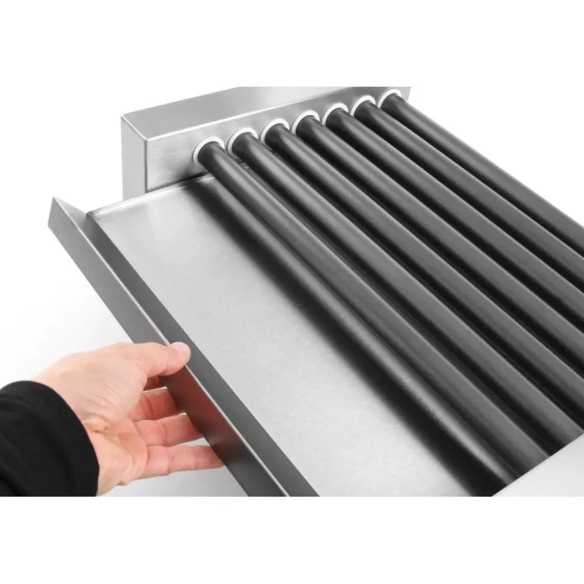 Hendi Worstenroller grill - één zone 9 rollers