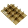 Best Overig Interieur Chocoladeletterdoos 15-vaks Goud 100st.