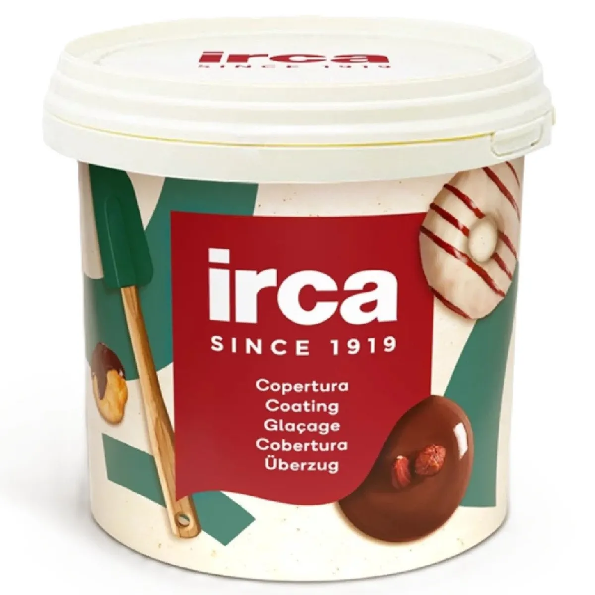 Irca Mirror Glaze Aardbei 3kg