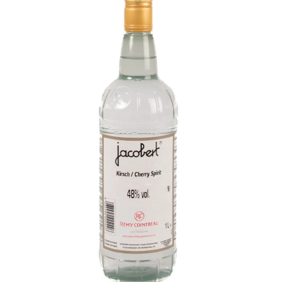 New Overig Jacobert Kirsch 48% 1liter (speciaal voor patisserie)