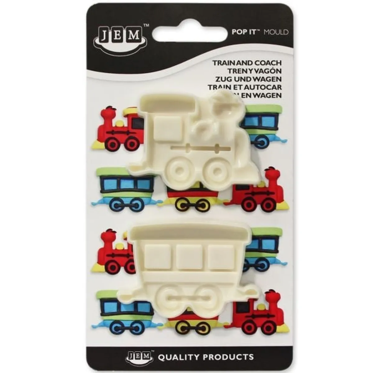 Best JEM Pop It Uitsteker / Mal Trein & Wagon