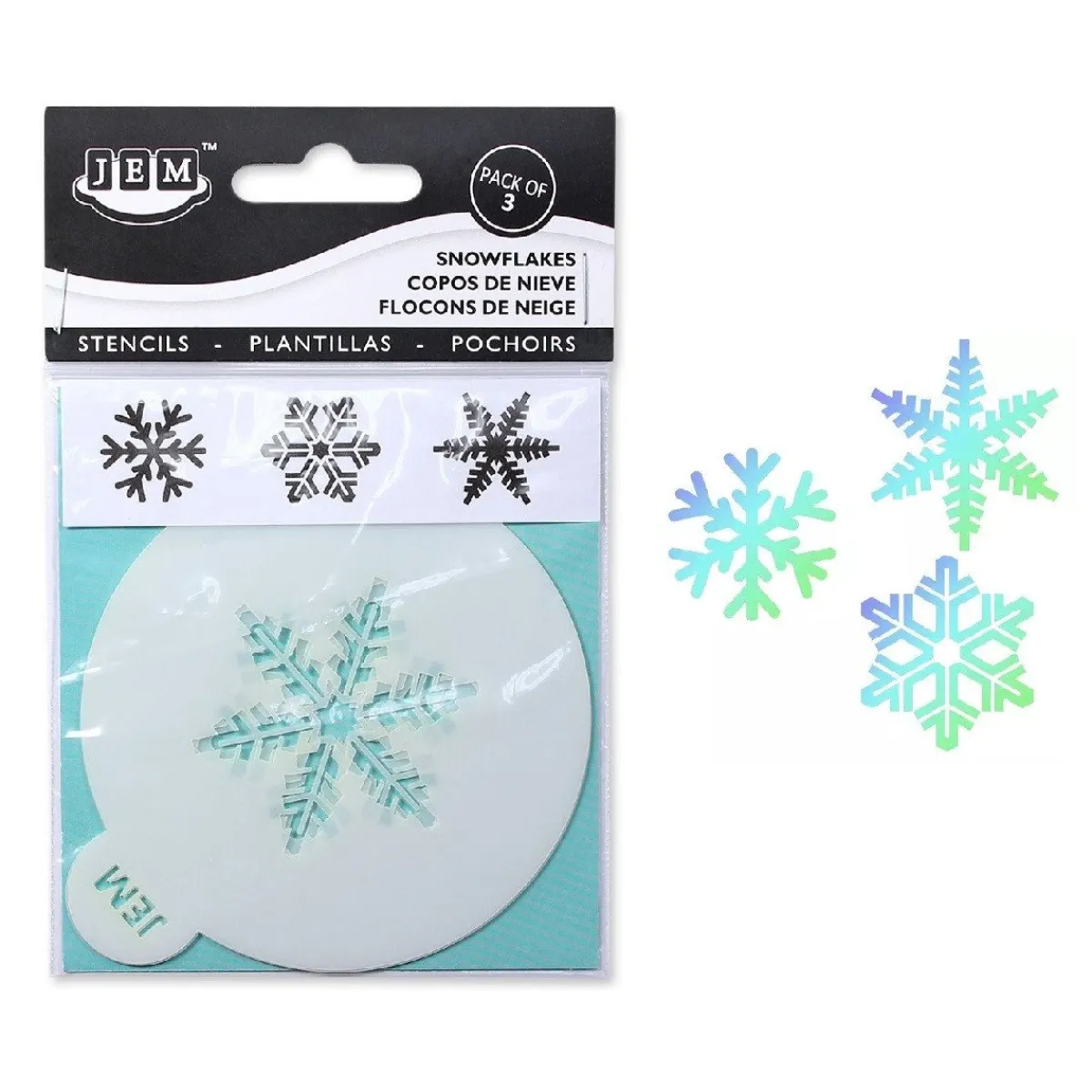 Outlet JEM Sjabloon Sneeuwvlokken Set/3