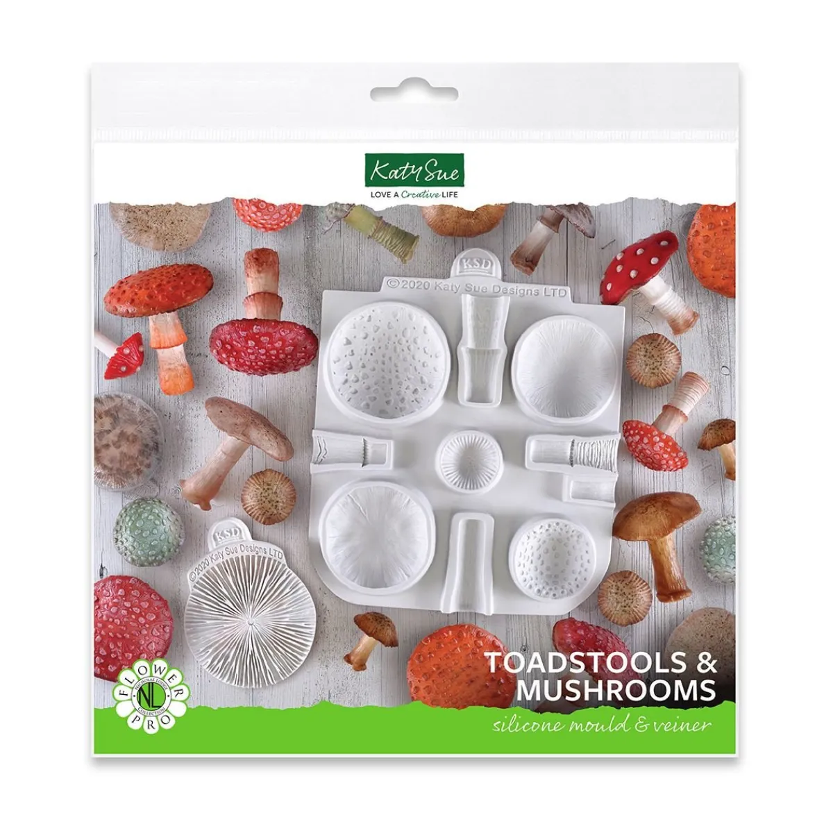 Best Katy Sue Mold Veiner Paddenstoelen