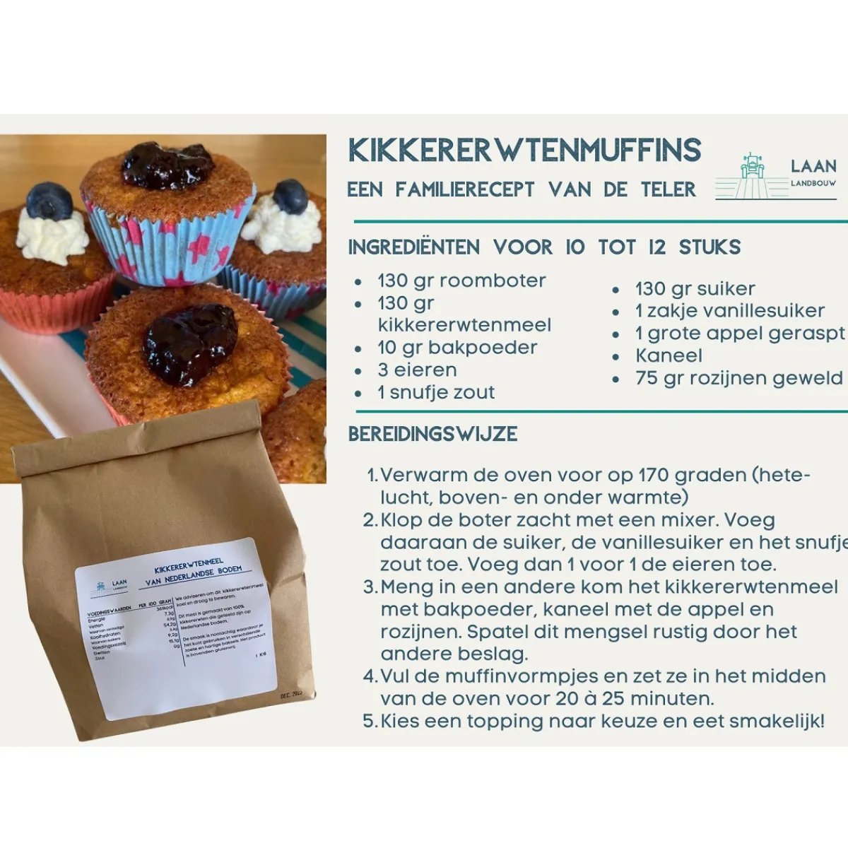 Outlet Overig Kikkererwtenmeel Nederlands 1kg