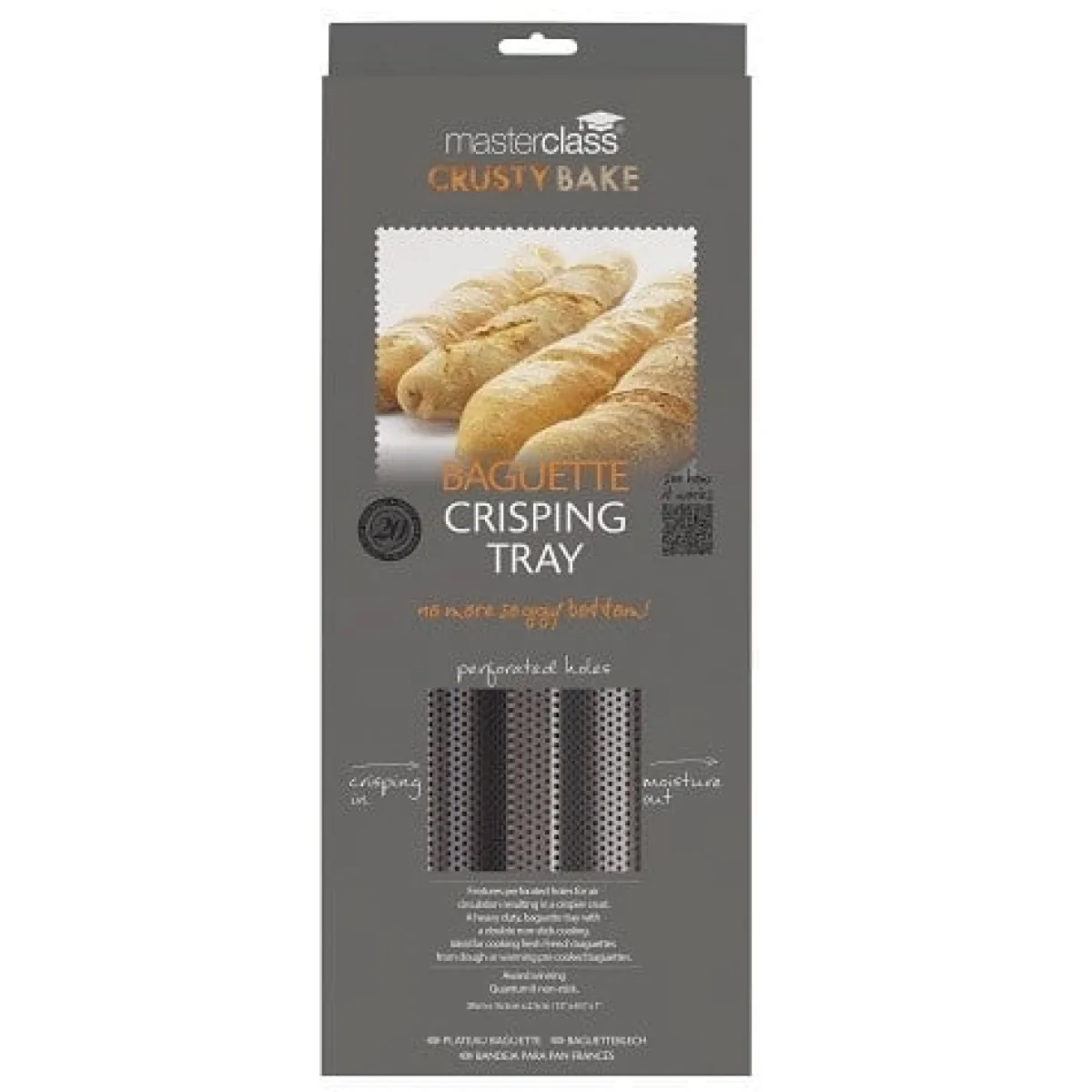 Hot Kitchen Craft Crusty Bake Stokbroodvorm 2-delig 39cm