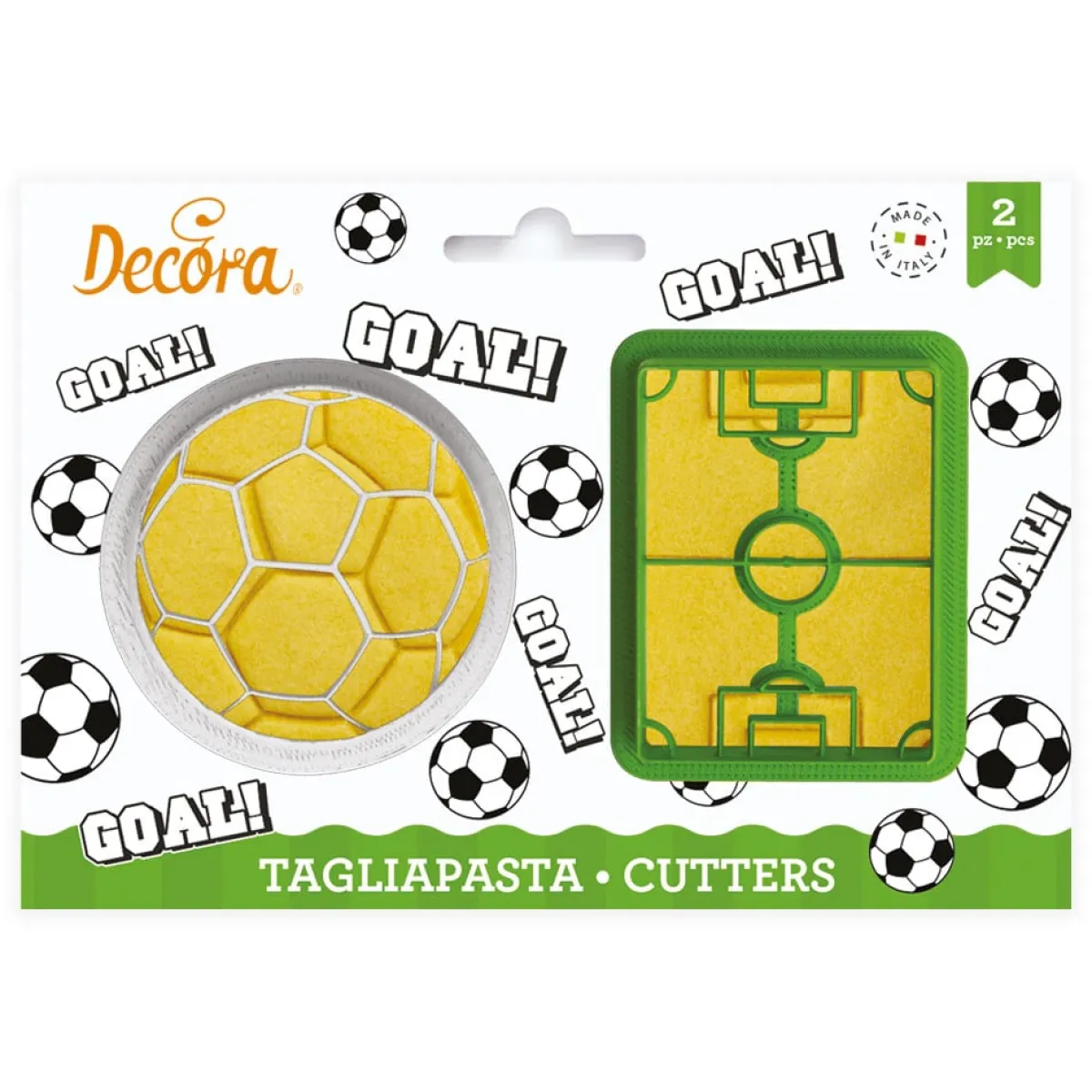 Best Decora Koekjes Uitsteker Set Goal 2-delig