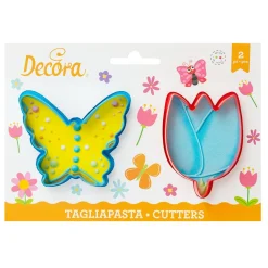 Decora Koekjes Uitsteker Tulp en Vlinder**