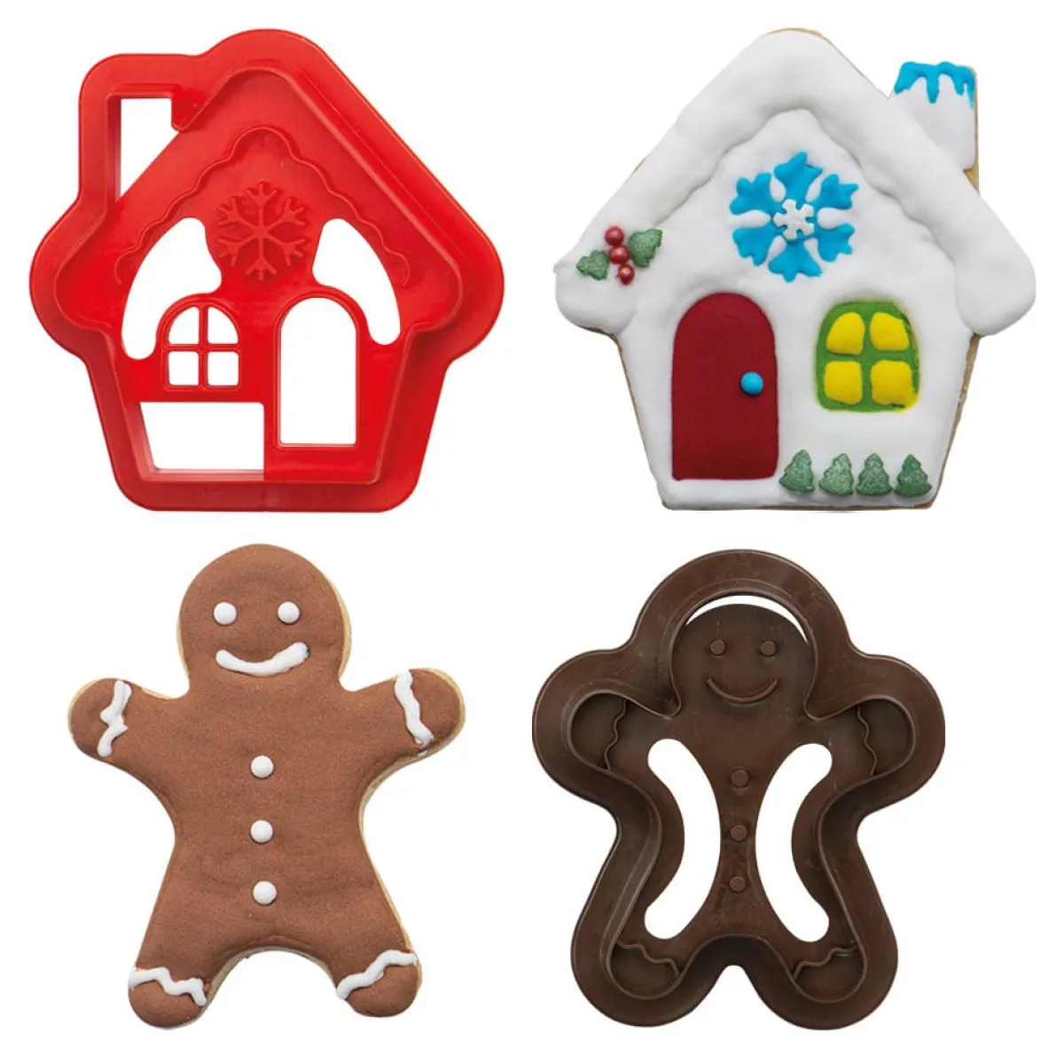 Decora Koekjes Uitstekerset Gingerbread & Huisje