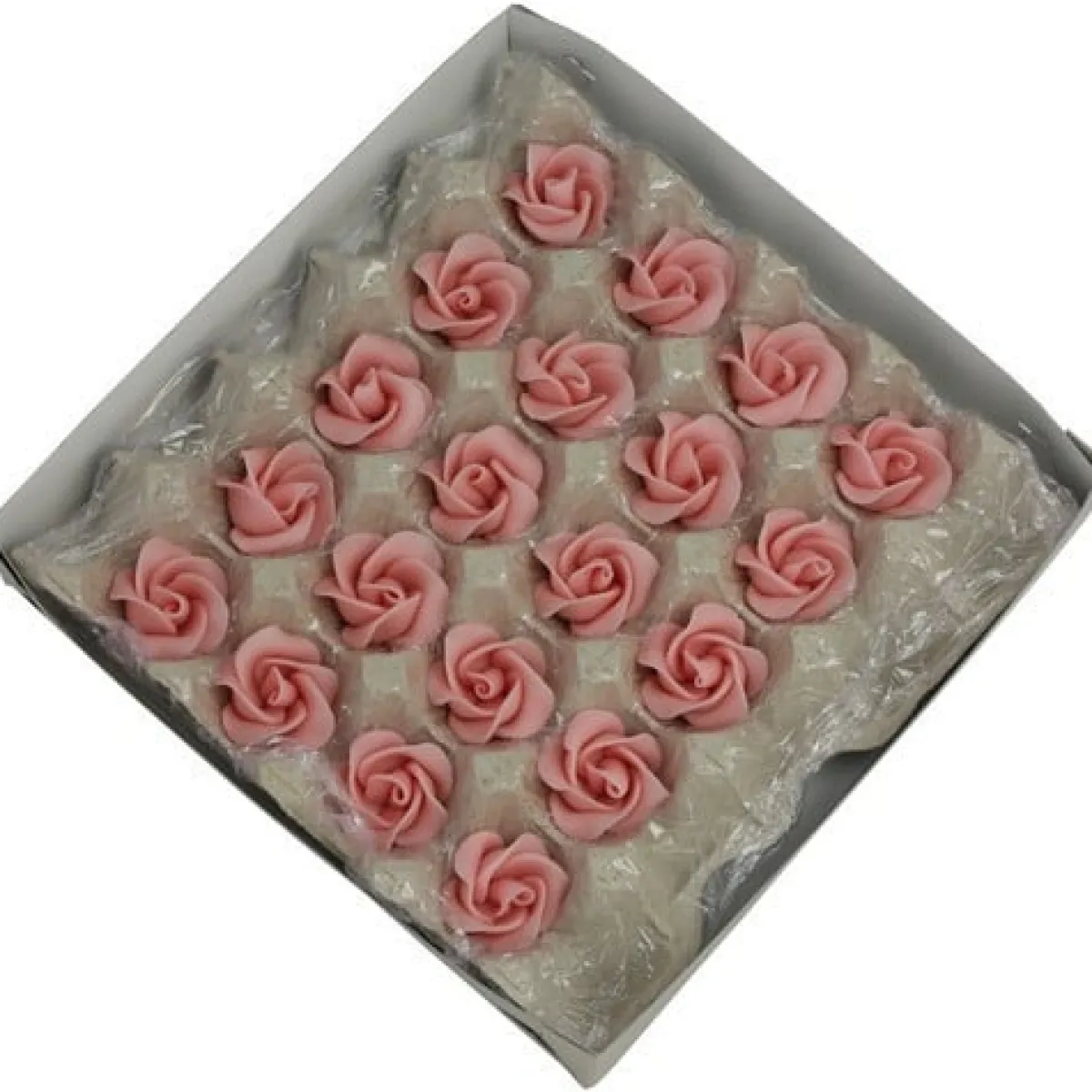 Online Overig Marsepein rozen 5 blads 35mm 10 stuks, Roze Luxe