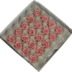 Best Overig Marsepein rozen 6 blads 40mm 10 stuks, Roze Luxe