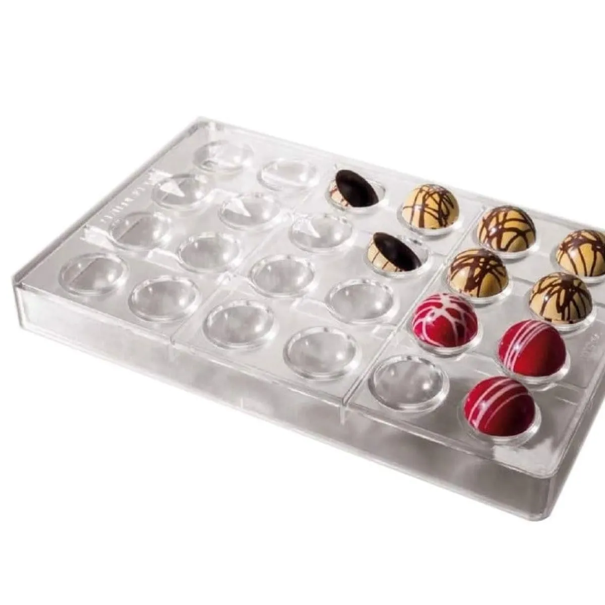 Discount Martellato Bonbonvorm Halve Bol klein (24x) Ø30 mm