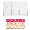 Clearance Martellato Chocolademal Pyramide Tablet (3x) 13,8x7,2x1,1 cm