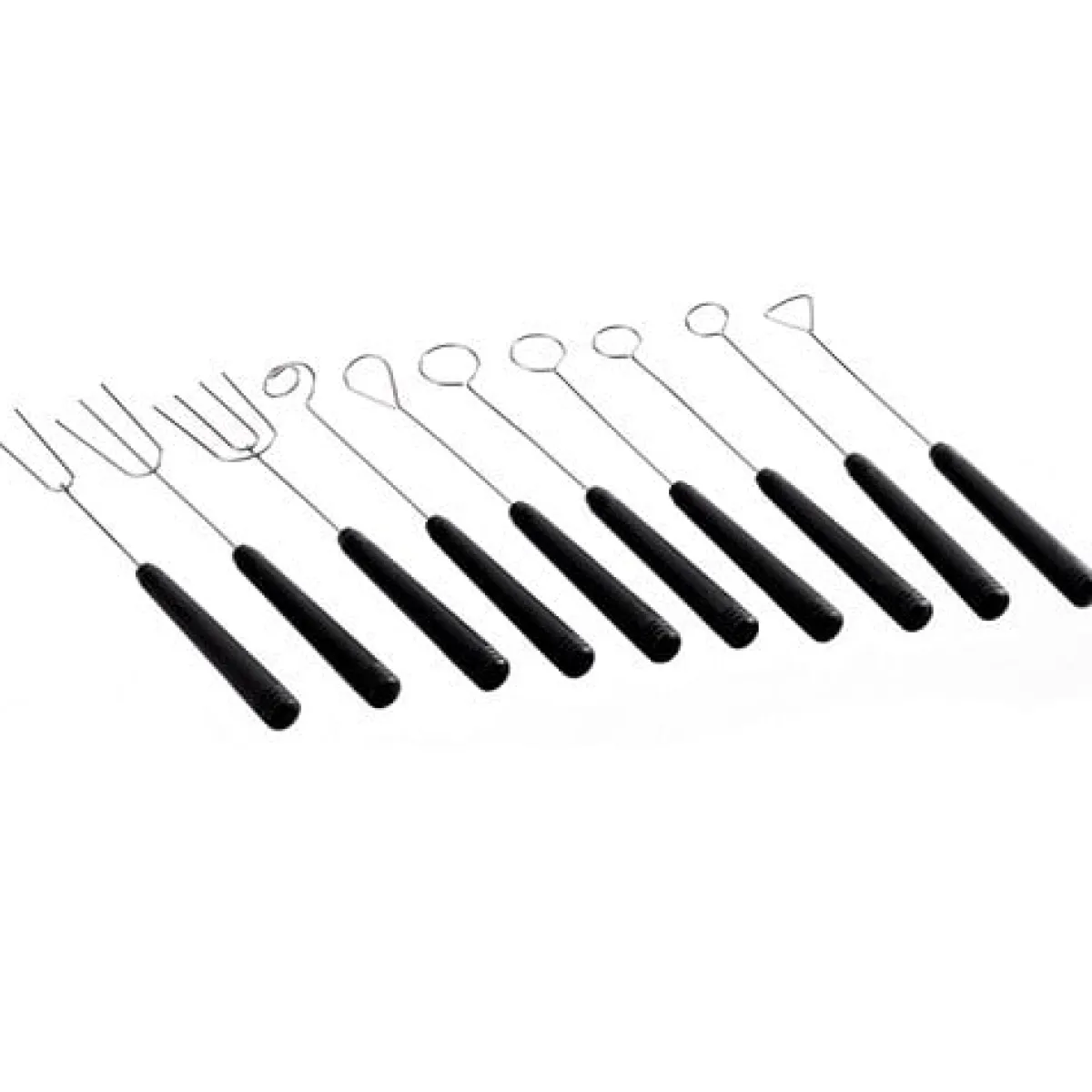 Outlet Martellato Doorhaalvorkjes RVS set/10