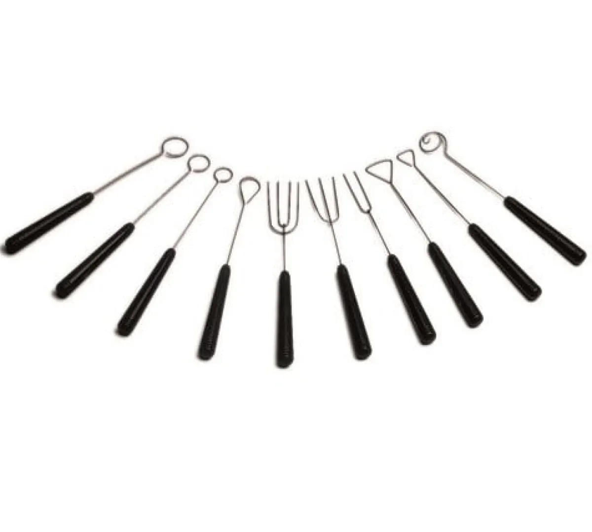 Outlet Martellato Doorhaalvorkjes RVS set/10