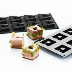 Best Martellato Siliconen Vorm Cube 50x50mm (8) Set/2**