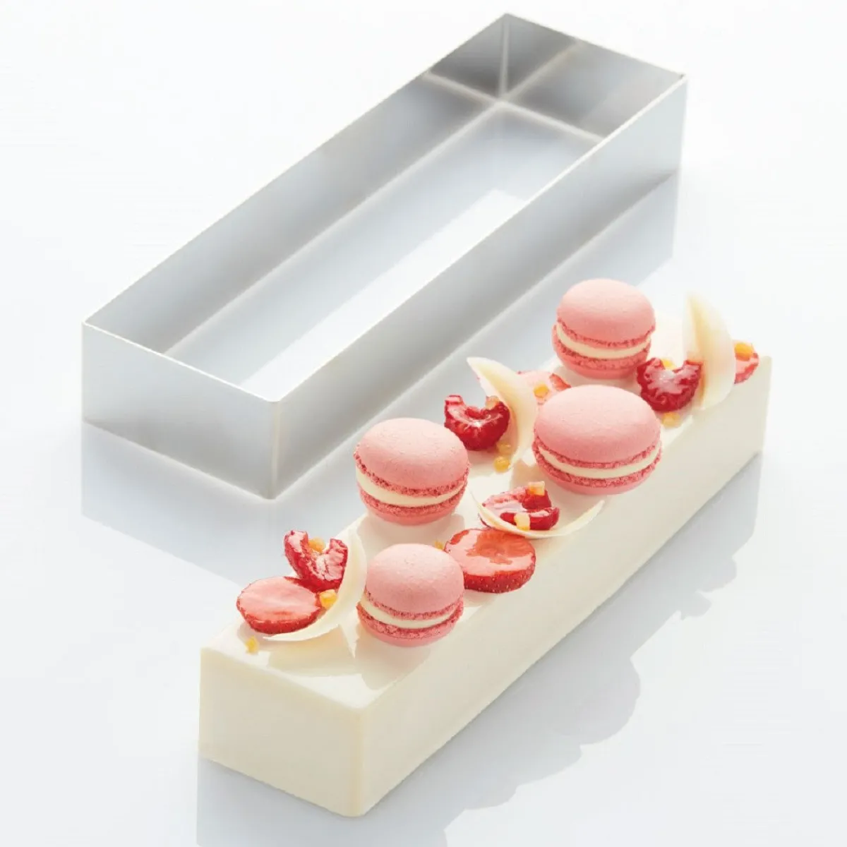 Clearance Martellato Taartring RVS Rechthoek 92x292x40mm