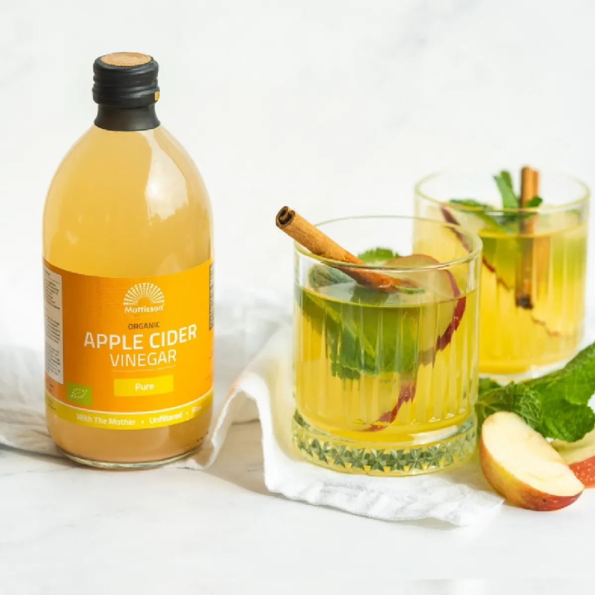 Clearance Mattisson Appelazijn Puur Biologisch 500ml