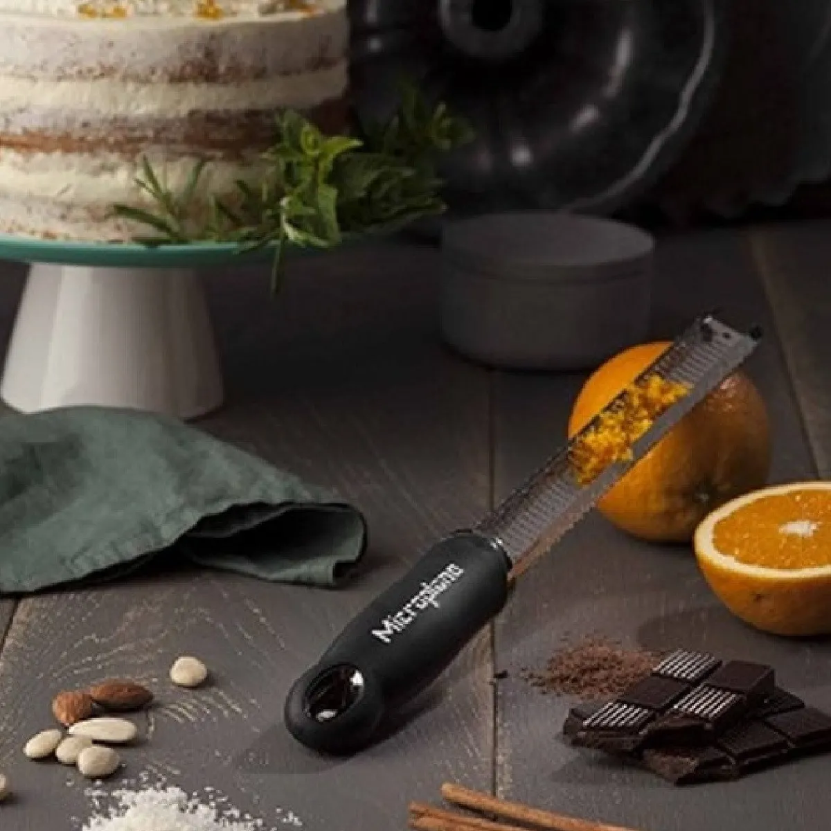 Online Microplane Rasp Zester Zwart