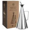 Hot Overig No-drip Olie/Azijnfles RVS 1L