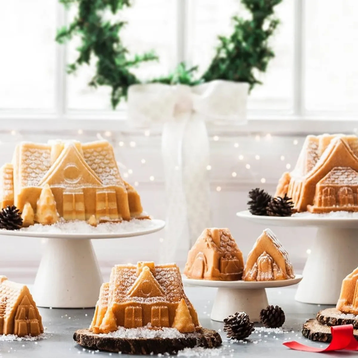 Hot Nordic Ware Kerst Dorpje Bakvorm