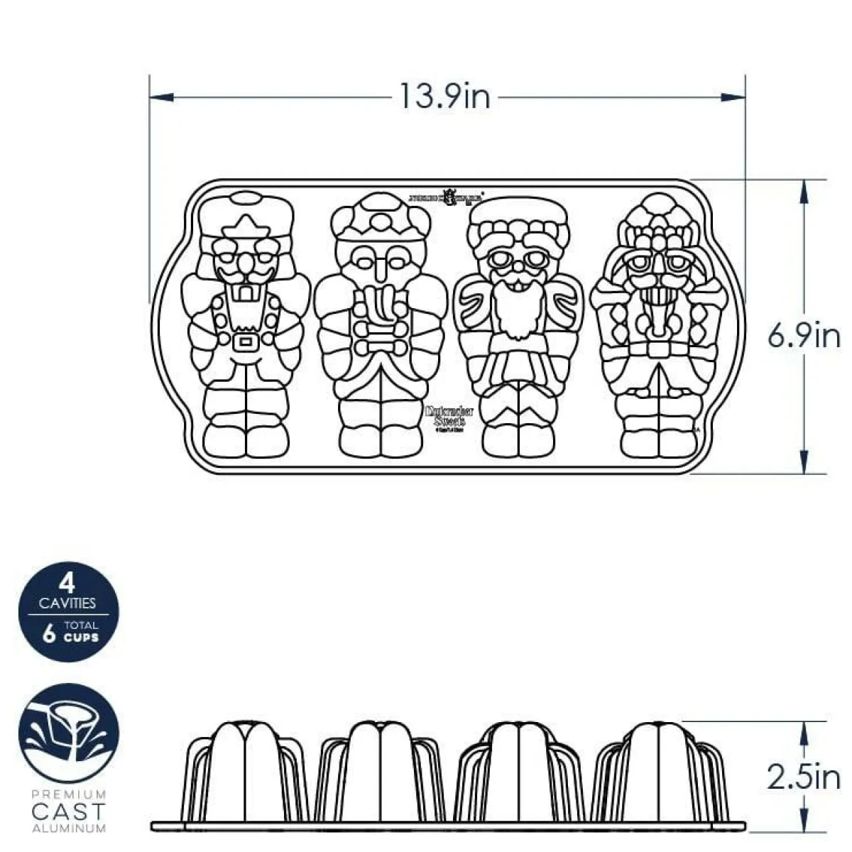 Clearance Nordic Ware Notenkraker Bakvorm