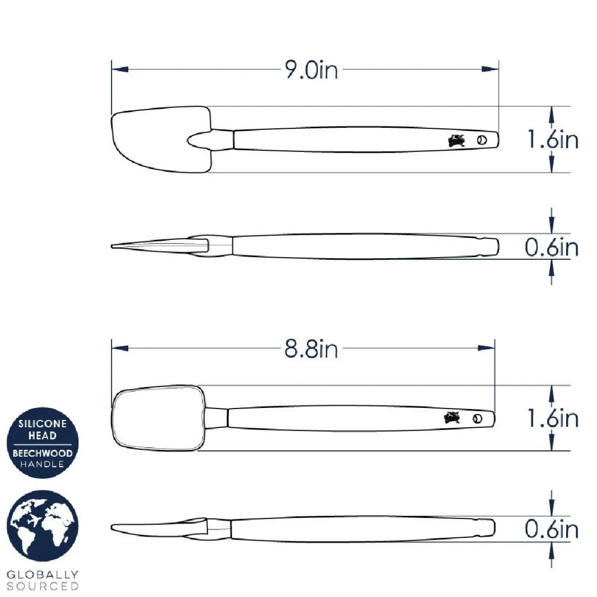 Clearance Nordic Ware Spatel 22cm Set/2