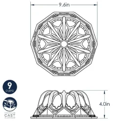 Online Nordic Ware Vaulted Cathedral Tulband Bakvorm