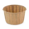 Overig Papieren Bakje Rond Bruin Ø7x4,3cm 100st.