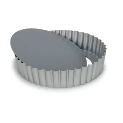 Outlet Patisse Quichevorm Losse Bodem Hoge Rand Silver-Top Ø20cm