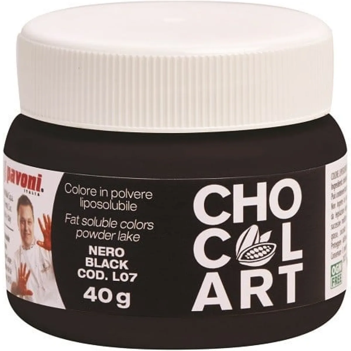New Pavoni Kleurpoeder Zwart 40 gram