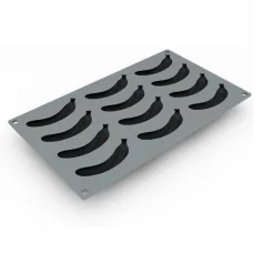 Sale Pavoni Siliconen Vorm Banaan 90x40,5mm (12) 30x17,5cm