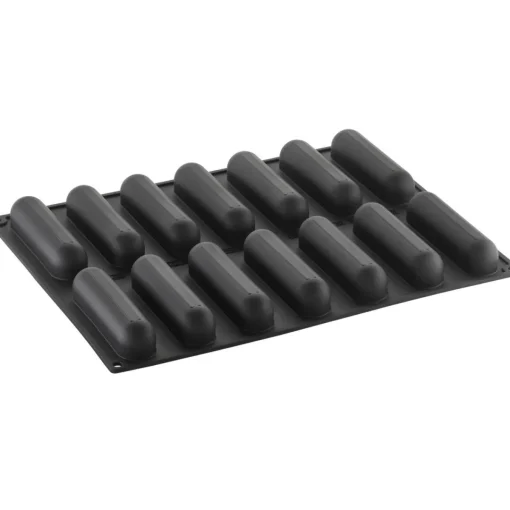 Best Pavoni Siliconen Vorm Confy Eclair 128x30mm (14) 30x40cm