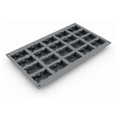 Pavoni Siliconen Vorm Gruyere Kaas 50x31mm (20) 30x17,5cm