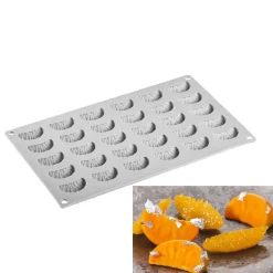 Outlet Pavoni Siliconen Vorm Mandarijn 38 x22mm (30) 30x17,5cm