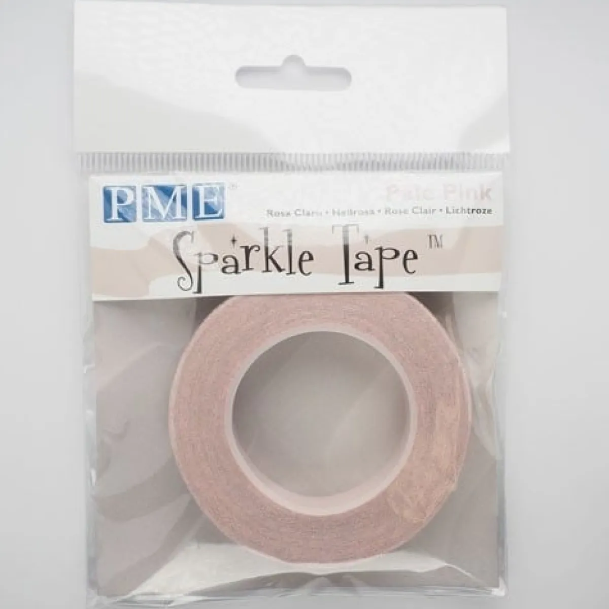 New PME Bloementape Roze met Goud Glitter 27,4 meter