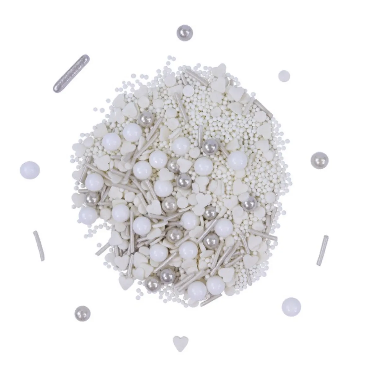 New PME Bruiloft Wit Sprinkle Mix (Out of the Box) 60g
