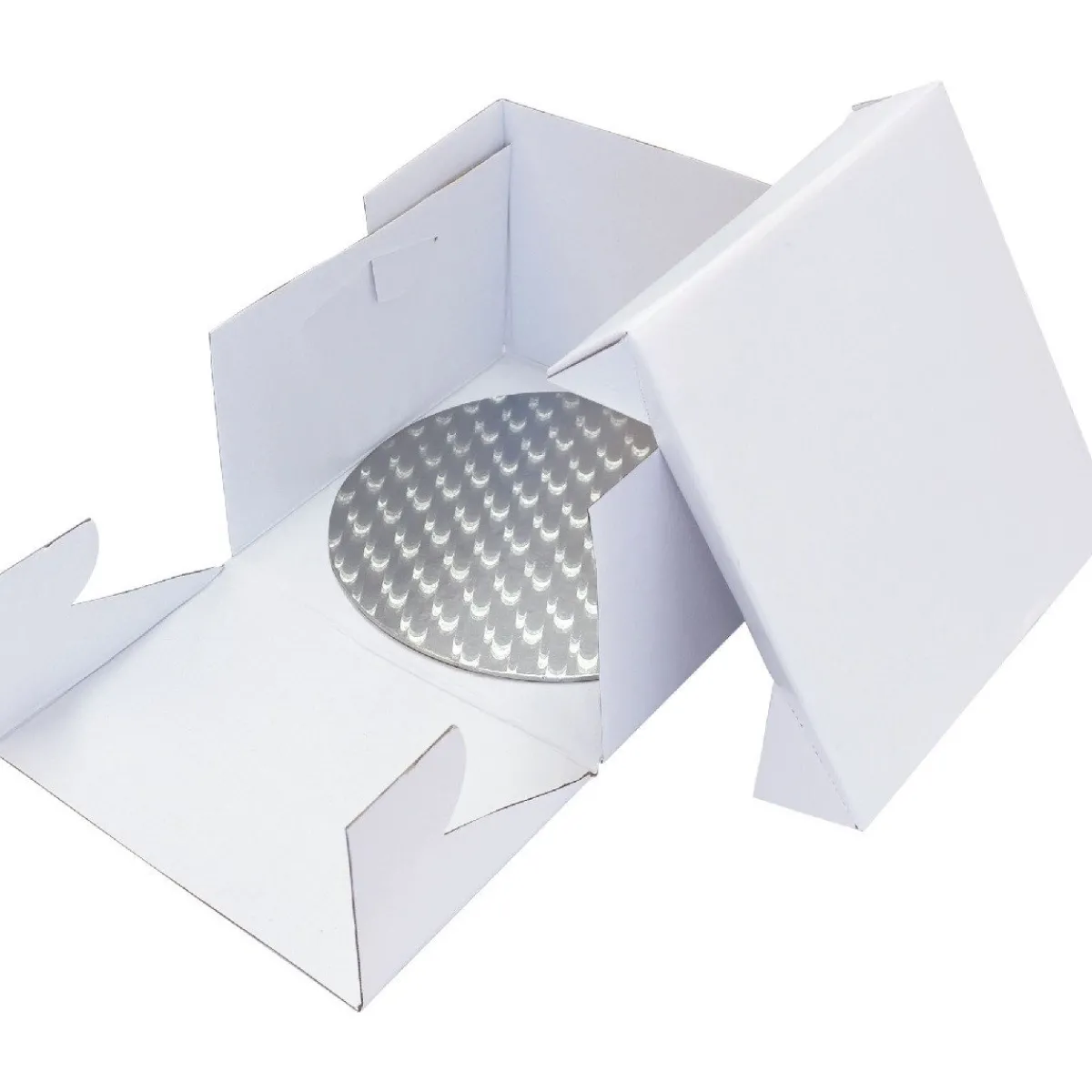 Clearance PME Cakeboard en doos rond 22,5x 2,5x15 cm